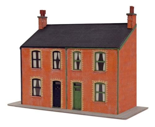 LK206 PECO Lineside OO/HO Victorian Low Relief House Fronts - Laser Cut Kit