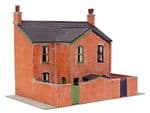 LK207 PECO Lineside OO/HO Victorian Low-Relief House Backs - Laser Cut Kit