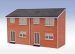 LK213	PECO Lineside OO/HO 1960s Semi-Det House Backs - Laser Cut Kit