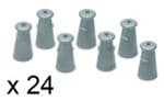 LK23 Peco: OO LINESIDE KITS Milk Churns (24)