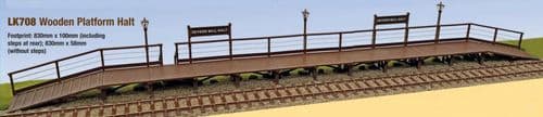LK708 Wooden Platform Halt