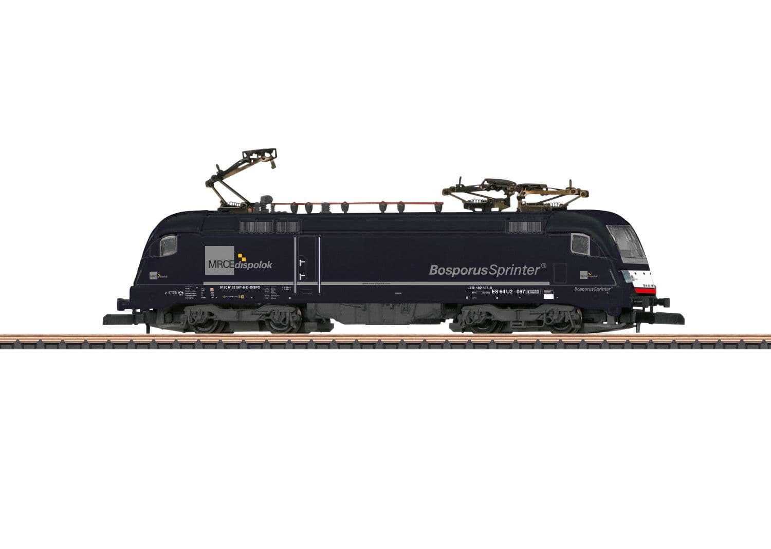 8881 / ECHELLE Z 1:220 / MARKLIN MINI CLUB LOCOMOTIVE A VAPEUR 4-6-2 + CABOOSE