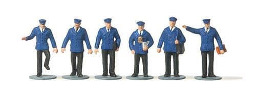 Merten 0282529 Scale: 1:120, TT Railway Personnel (6) Figure Set