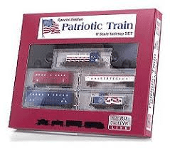 Micro Trains Patriotic Train.