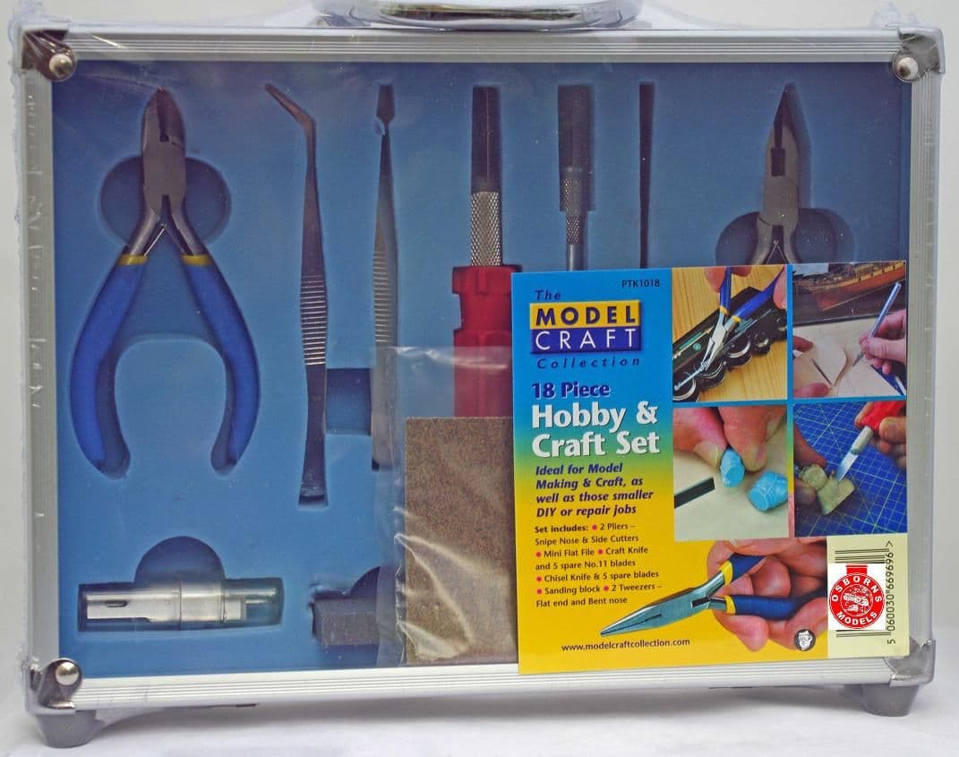 Modelcraft PTK1018 Hobby & Craft Tool Kit 18 Piece