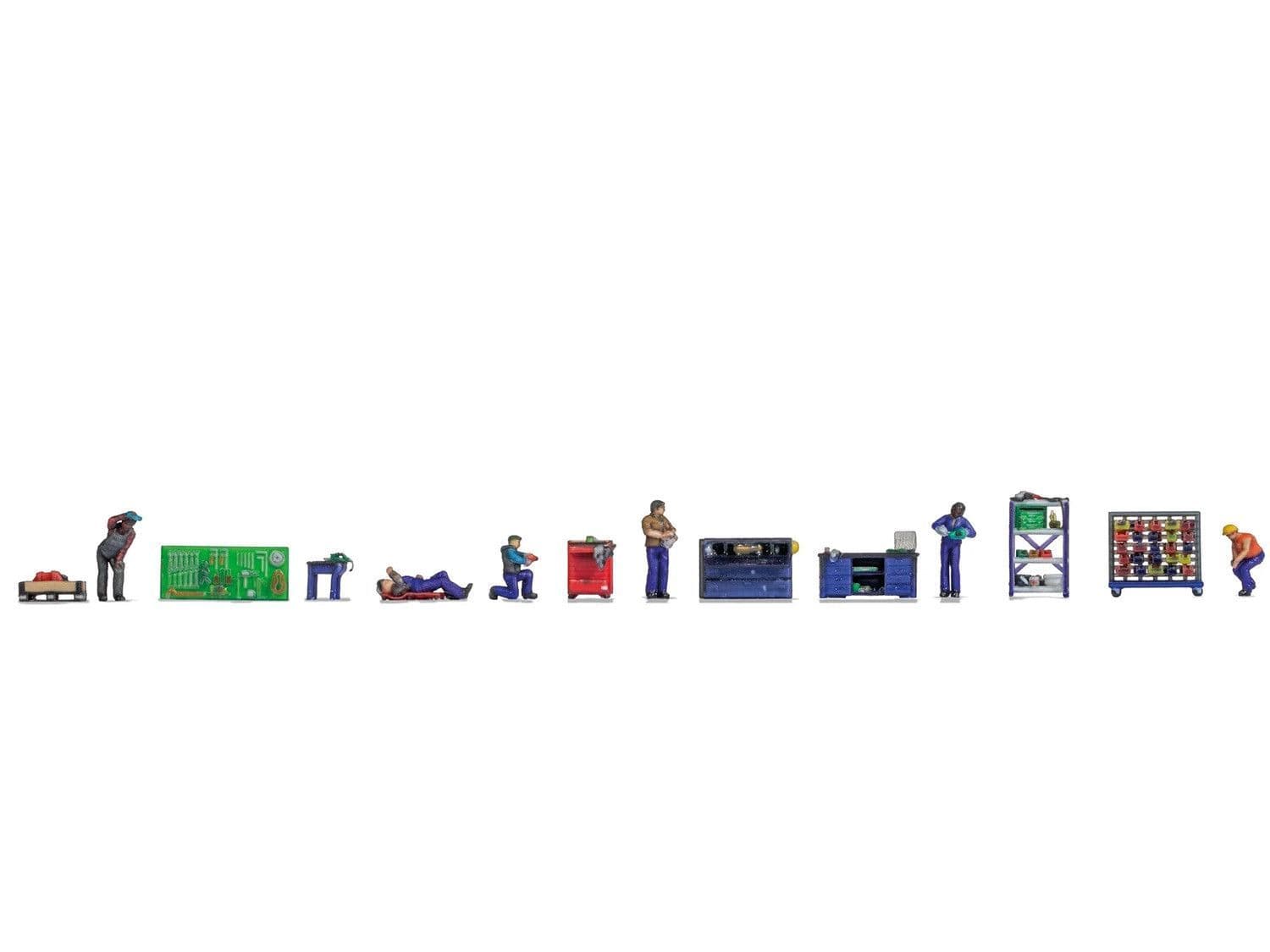 thumbnail image 2 of Lets Go Camping! 6 Canoes SET – N Scale 1:160 Model Railroad Scenery – Pre-built 2 of 6