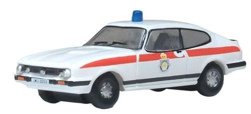 NCAP007 Oxford Diecast Ford Capri MkIII Merseyside Police 1:148 Scale