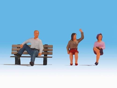 Noch 17860 Seated People (3) Figure Set
