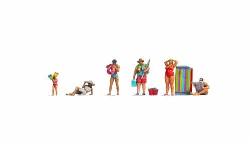 Noch 44530 Scale: 1:220, Z *Bathers (6) Figure Set