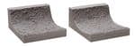 Noch 58032 Scale: 1:87, HO Straight Interior Hard Foam Tunnel Wall (2) 9.5cm