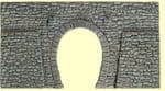 Noch 58247 HO/OO Scales: Tunnel Entrance Cut Quarrystone Single Track