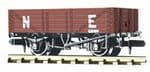 NR-40E Peco: (RAILWAY COMPANY SERIES 10 FT WHEELBASE ) Mineral, 5 plank LNER, red oxide