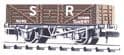 NR-40S Peco: (RAILWAY COMPANY SERIES 10 FT WHEELBASE ) Mineral, 5 plank SR, brown