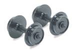 NR100 Peco: Disc Wheels on axles, Hardlon mouldings