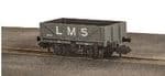 NR5003 M	PECO N RTR 9ft 5 plank open wagon, LMS, grey