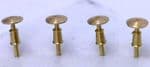 OCWW ALN041 N Scale Buffers (Turned Brass) x 4