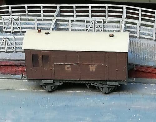 OCWW ALTT120   017 TT 1:120 Scale  GWR 'Paco' C  diagram N15 Horse Box Kit