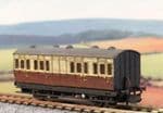 OCWW OO 043 GWR 4-Wheeled Coach Kit Diag. U12 Luggage Composite