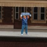 OO Gauge 1:76 Football Fan Chelsea FC Painted Figure