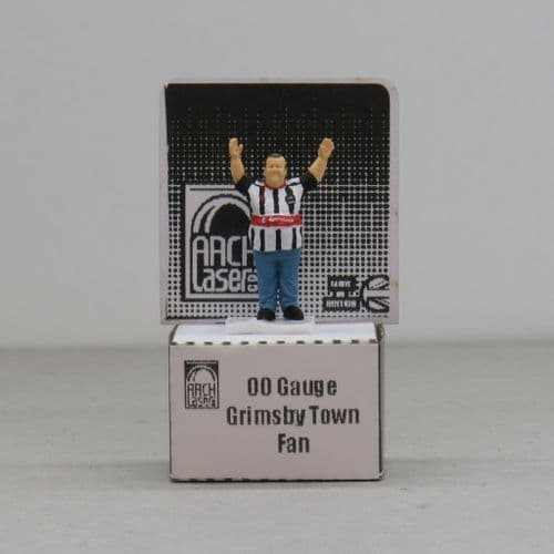OO Gauge 1:76 Football Fan Grimsby Town Painted Figure