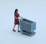 OSBF0011 HO scale Shopper with trolley