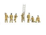 OSBF0055 HO scale US Firefighters set 1