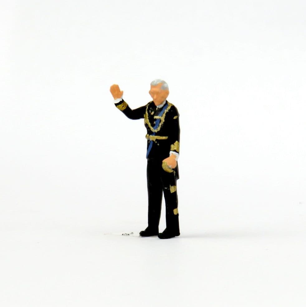 Oo Scale Statue OSBF109 OO gauge King Charles III painted figure