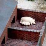 OSBF122 OO Gauge Figures Sow Pig and Piglets (painted) X2