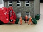 OSBF159 OO Gauge Refuse Collection Team (painted)