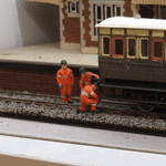 OSBF201 OO Gauge 1:76 TMD Workers Painted Figure  pack