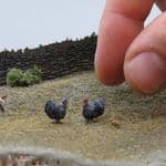 OSBF206 OO Gauge Figures Turkeys (painted) (X2)