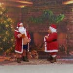 OSBF208 OO Gauge Figure Set – Boxing Day Santa & Wife (Hand-Painted)