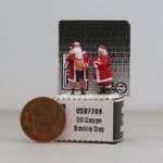 OSBF208 OO Gauge Figure Set – Boxing Day Santa & Wife (Hand-Painted)