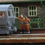 OSBF219 OO Gauge Figures  Francis and Chris save a train (pack of 2)