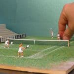 OSBF224 OO Gauge Tennis Players X 4 (painted)