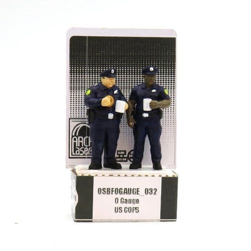 OSBFOGAUGE_032 O Gauge US COPS figures (painted)