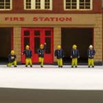 OSBFTT03 TT1:120 Scale Firemen (1970's/1980's) (painted)