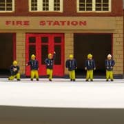OSBFTT03 TT1:120 Scale Firemen (1970's/1980's) (painted)