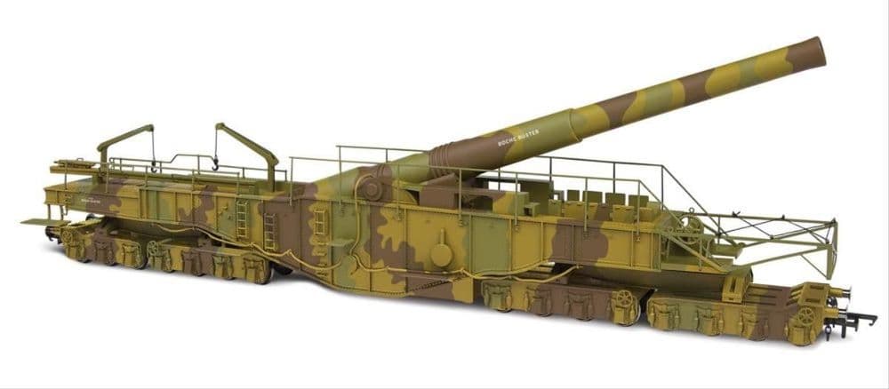 Oxfor Rail 76BOOM03 Scale 1 76 OO Rail Gun WWI Boche Buster