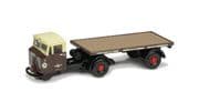 Oxford 120MH003 Scammell Mechanical Horse Flat Trailer GWR