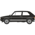 Oxford Diecast 120GF002 VW Golf GTI Black
