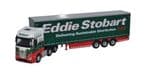 Oxford Diecast 76MB001 Scale: 1:76, OO Mercedes Actros MP4 GSC Curtainside Eddie Stobart