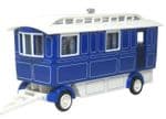 Oxford Diecast 76SCV003 Showmans Caravan Blue/Cream