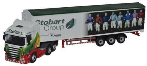 Modellino Oxford Diecast 1/76 Scania Serie S Highline Con Rimorchio Stobart NHS - 76SNG005