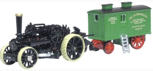 oxford Fowler BB1 Ploughing Engine &ap; Living Van No. 15222 Vehicle 1