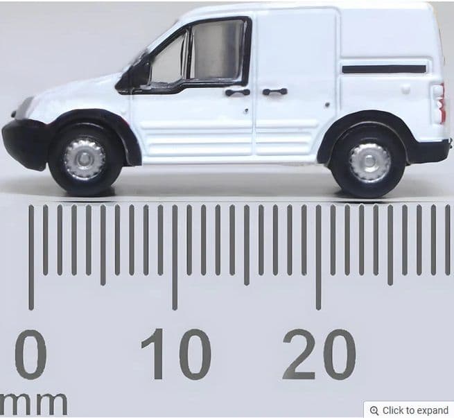 Oxford Diecast NFTC005 Ford Transit Connect in Frozen