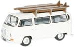 Oxford Diecast76VW011 Scale: 1:76, OO VW Bus Bay Window Pastel White