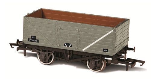 Oxford Rail OR76MW7013B 7 Plank Wagon - BR Grey P58699