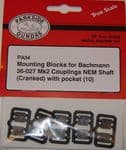 Parkside Dundas PA34 Mounting Blocks for Bachmann 36-027 (10)
