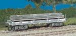 Parkside / Ratio 562 GWR Bogie 'A' Flat Wagon (with girder load)